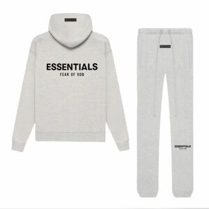 Essentials Gray Track Pants & Joggers